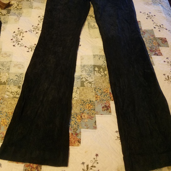 County Clothing Co suede cowboy bootcut pants - Picture 2 of 8